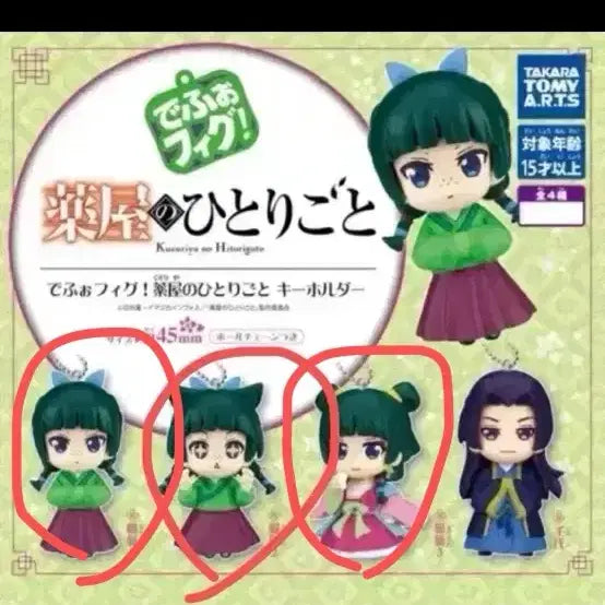[BUNJANG] The Apothecary Diaries Depop Figure Keychain / 약사의 혼잣말 데포피그 가챠 피규어 키링