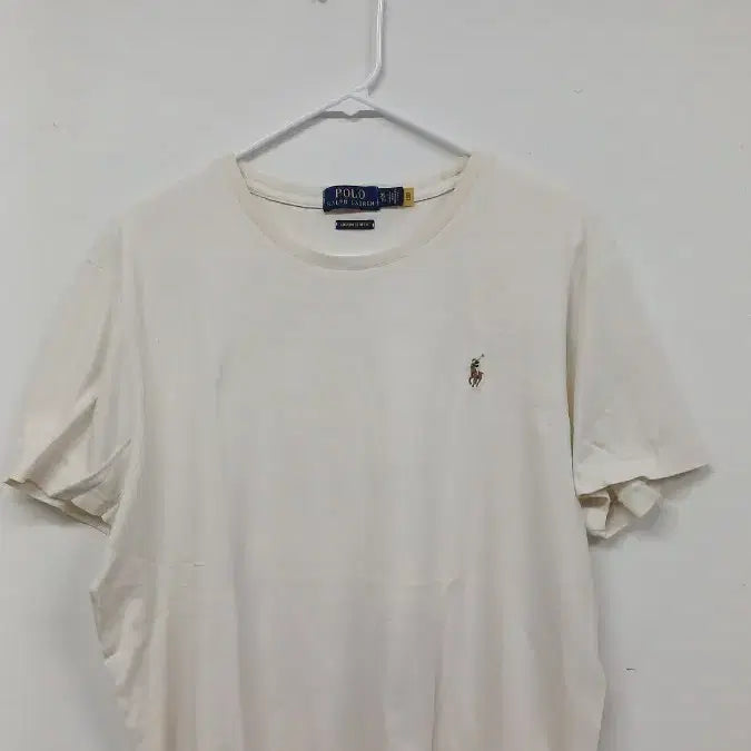 [SOLD OUT] 폴로 랄프로렌 화이트 반팔 티셔츠 XL