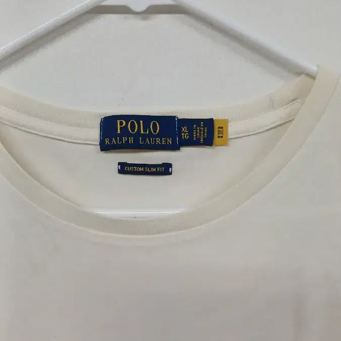 [SOLD OUT] 폴로 랄프로렌 화이트 반팔 티셔츠 XL