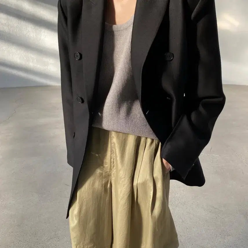 [SOLD OUT] 드래곤블루스 더블 버튼 자켓 블랙 1