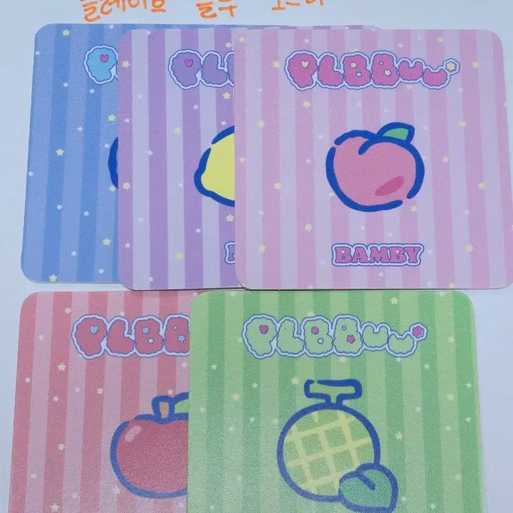 [SOLD OUT] 플레이브 플뿌 케타포 코스터 set