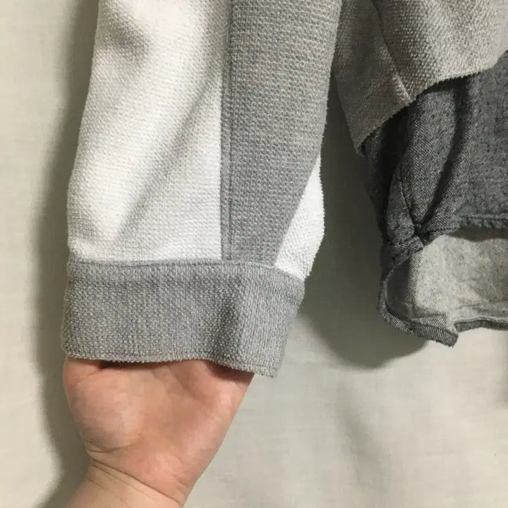 [BUNJANG] System Homme Striped Collar T-shirt / 한섬 SYSTEM 24 시스템 옴므 스트라이프 카라 티셔츠 100