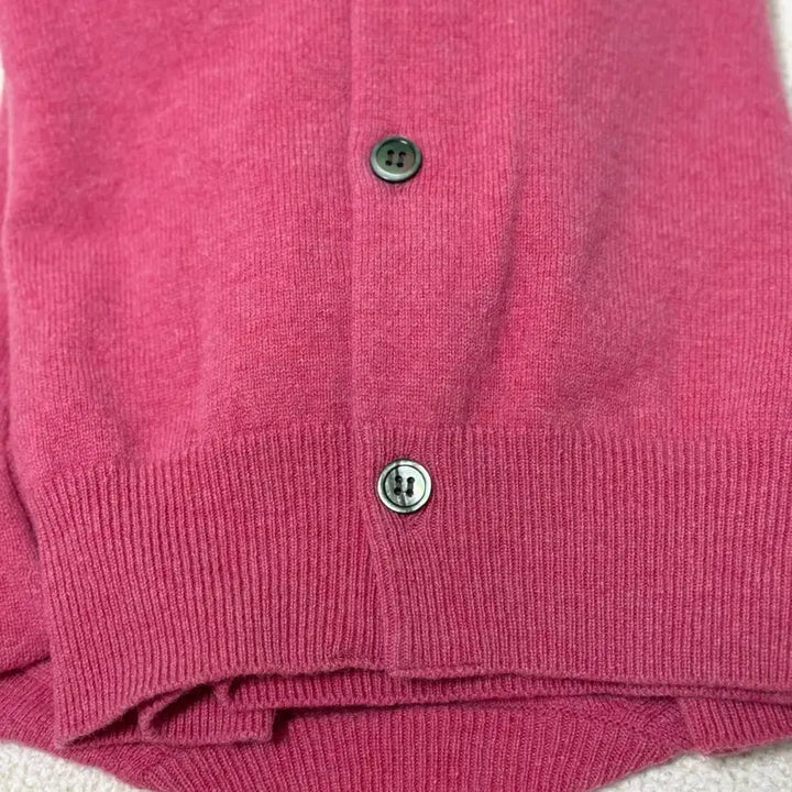 [SOLD OUT] (새상품/무배) 꼼데가르송 정품 더블하트 와펜 울 가디건 핑크 S