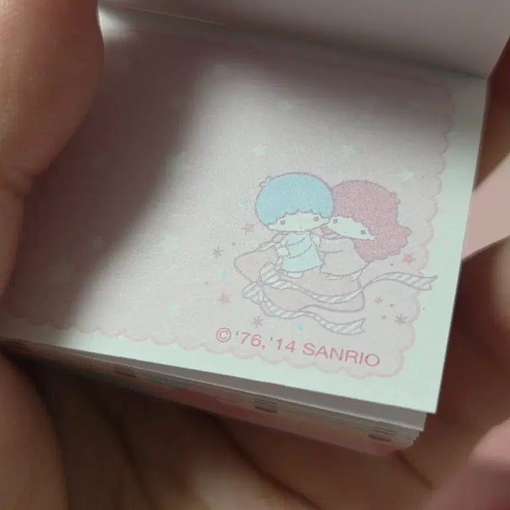 [BUNJANG] Sanrio Little Twin Stars Block Memo Pad (2014) / 산리오 키키라라 리틀트윈스타 블럭 메모지 고전