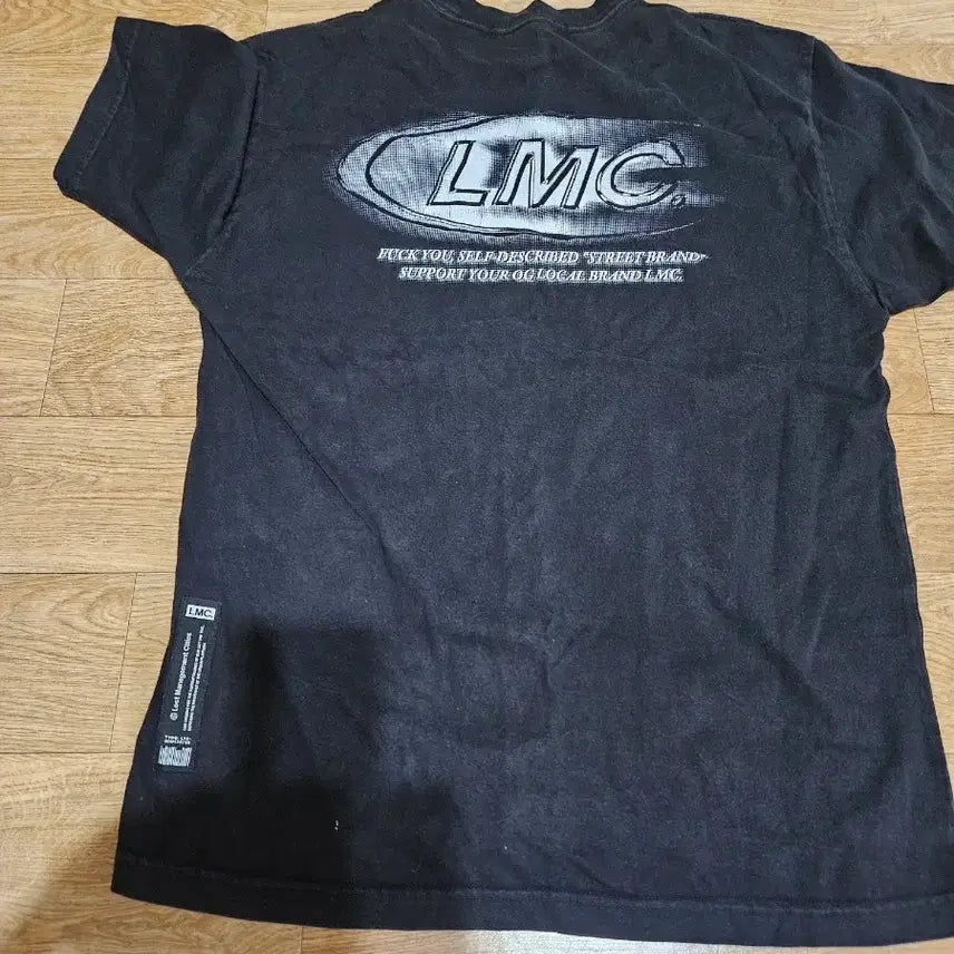 [BUNJANG] LMC Black Short Sleeve T-Shirt / LMC 블랙 반팔 티셔츠