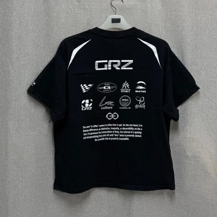[BUNJANG] GRAILZ Black Short Sleeve Round T-Shirt / [F] GRAILZ 그레일즈 블랙 반팔 라운드 티셔츠