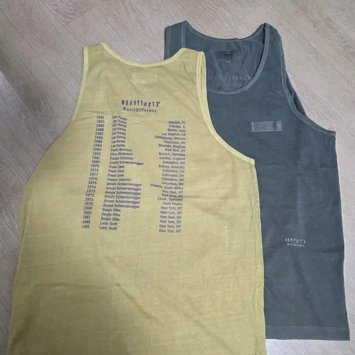 [SOLD OUT] 헤이스트 빈티지 워싱 슬리브리스 나시 1사이즈