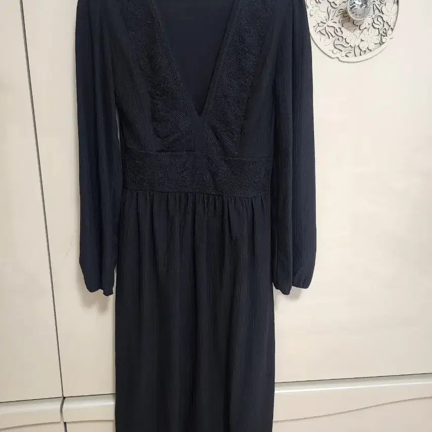 [BUNJANG] ZARA Lace Trimmed Long Dress / 자라 원피스