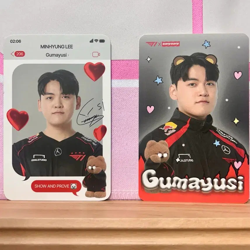 [BUNJANG] T1 Gumayusi Photocard / T1 x earpearp 포토카드 / 티원 어프어프 구마유시 포토카드