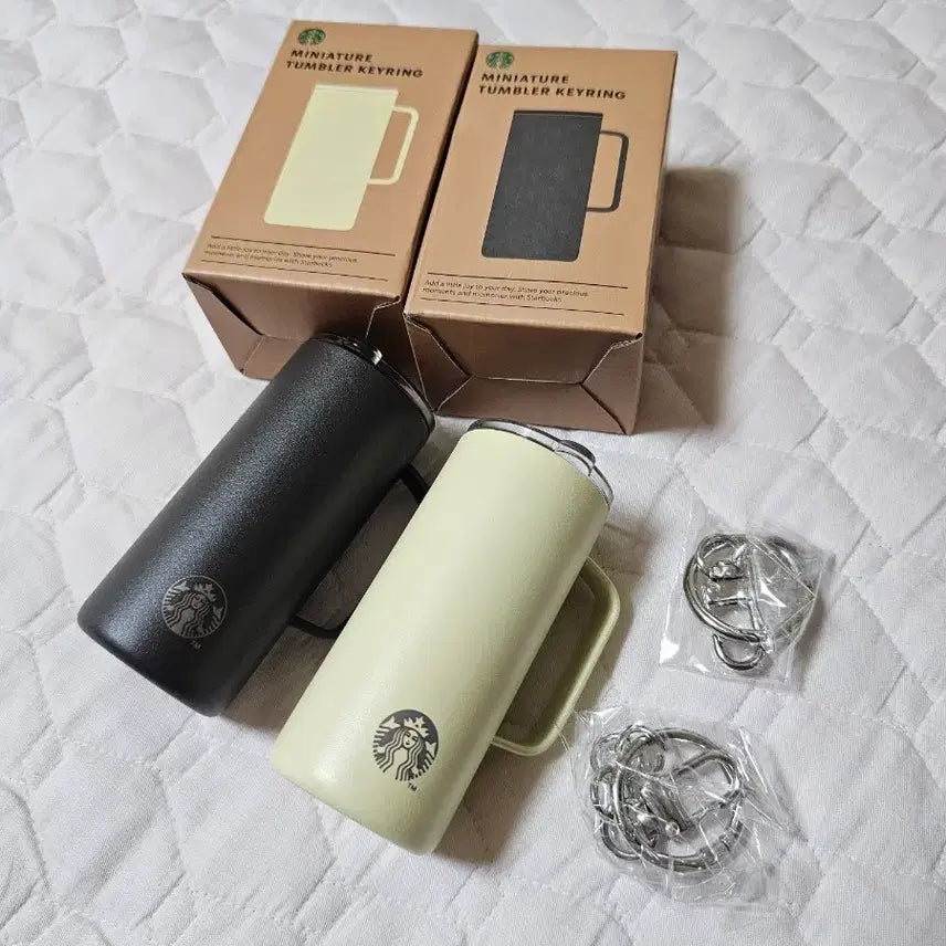 [SOLD OUT] 스타벅스 미니어처 텀블러 키링 2개 일괄