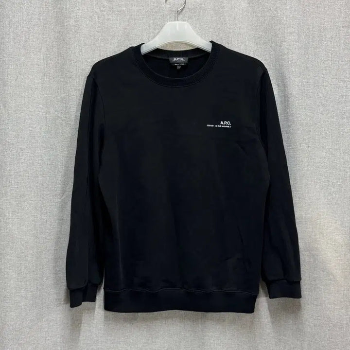 [BUNJANG] A.P.C. Black Sweatshirt Long Sleeve T-Shirt / [해외L] A.P.C. 아페쎄 블랙 맨투맨 긴팔 티셔츠