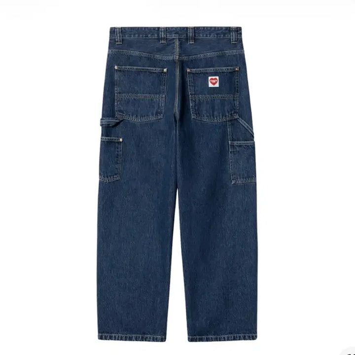 [BUNJANG] Carhartt WIP Double Knee Pants (Black Stone, Blue Stone) - XL / (XL)칼하트wip루즈핏 더블니 팬츠 (블랙스톤,블루스톤)