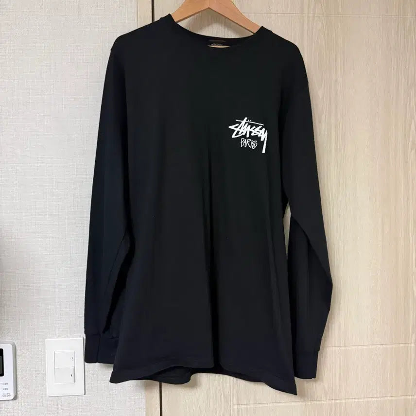 [BUNJANG] Stussy Paris Long Sleeve Shirt / 스투시 파리 롱슬리브 S