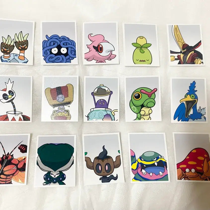 [SOLD OUT] 일괄)포켓몬스터 증사 증명사진 스티커 앨범 가챠