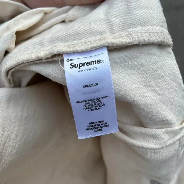 [BUNJANG] Supreme Selvedge Baggy Denim Pants Natural 32 / 25fw 슈프림 셀비지 배기 데님팬츠 내추럴 32