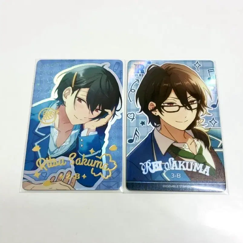 [BUNJANG] Ensemble Stars Sakuma Brothers Rei Ritsu Photocard Bundle Set / 일괄)앙스타 교복 포카 사쿠마형제 레이 리츠