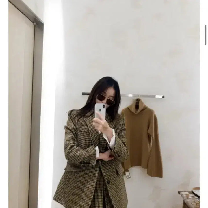 [BUNJANG] MyiAiko Houndstooth Jacket and Skirt Set / 마이아이코 알함브라문 하운드투스 자켓 스커트 셋업