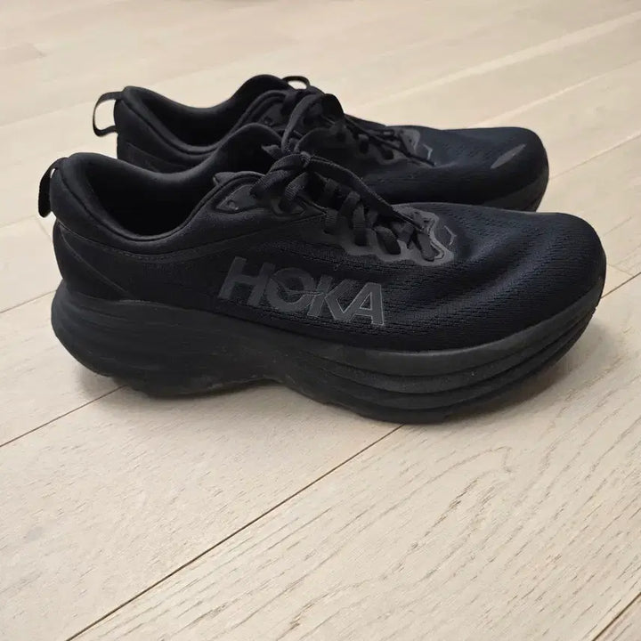 [BUNJANG] Hoka Bondi 8 Wide Black 285 Running Shoes / 호카 본디8 와이드 블랙 285