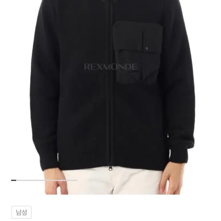 [BUNJANG] CP Company Lambswool Mix Explorer Sweater Black / CP컴퍼니 램스울 믹스 익스플로러 스웨터 블랙
