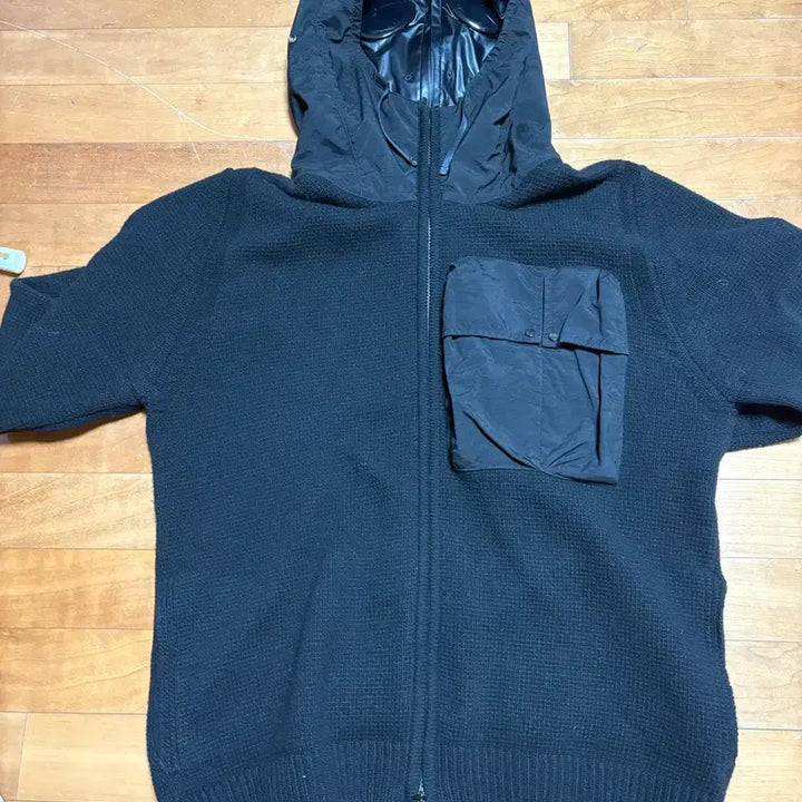 [BUNJANG] CP Company Lambswool Mix Explorer Sweater Black / CP컴퍼니 램스울 믹스 익스플로러 스웨터 블랙
