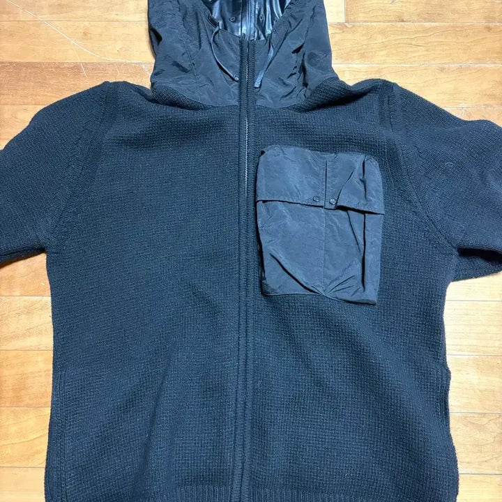 [BUNJANG] CP Company Lambswool Mix Explorer Sweater Black / CP컴퍼니 램스울 믹스 익스플로러 스웨터 블랙