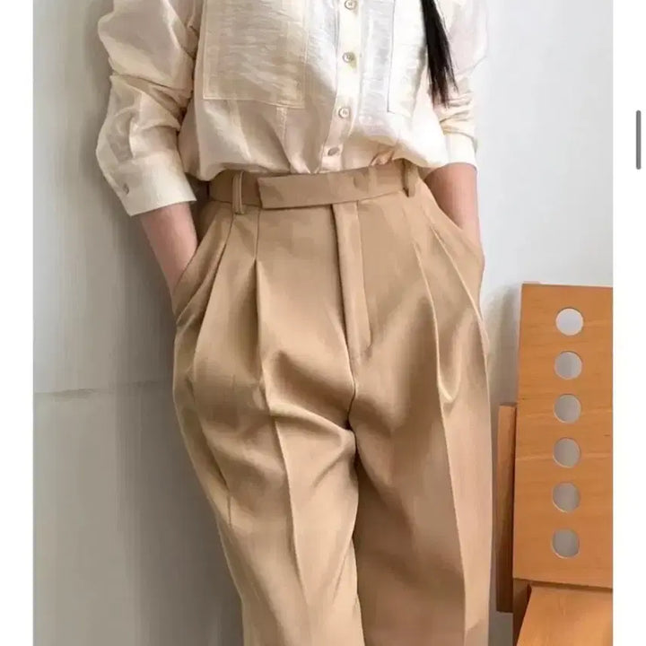 [BUNJANG] Understanding Slacks (Beige, M) / 언더스탠딩 슬랙스(베이지, m)