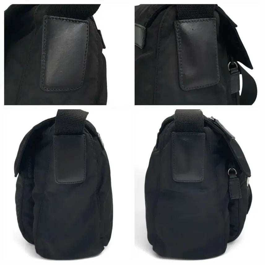 [BUNJANG] Prada Re-Nylon Black Messenger Crossbody Bag / 프라다 리나일론 블랙 메신저백 크로스백 숄더백