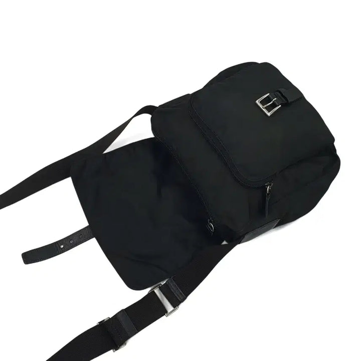 [BUNJANG] Prada Re-Nylon Black Messenger Crossbody Bag / 프라다 리나일론 블랙 메신저백 크로스백 숄더백