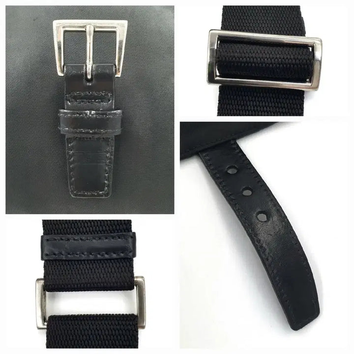[BUNJANG] Prada Re-Nylon Black Messenger Crossbody Bag / 프라다 리나일론 블랙 메신저백 크로스백 숄더백