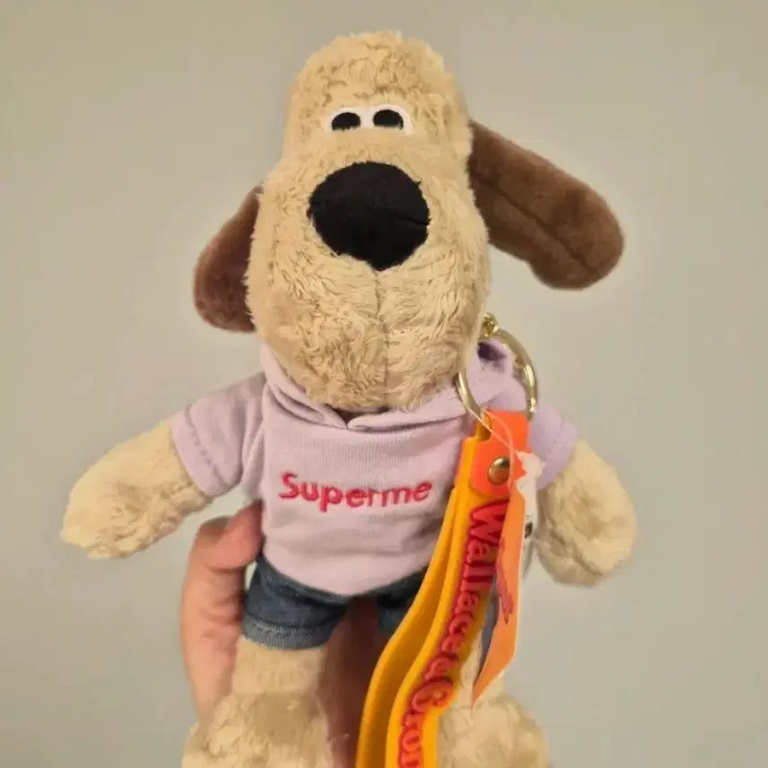 [BUNJANG] Cute Gromit Plush Keychain (New) / 귀여운 그로밋 인형 키링(새제품)