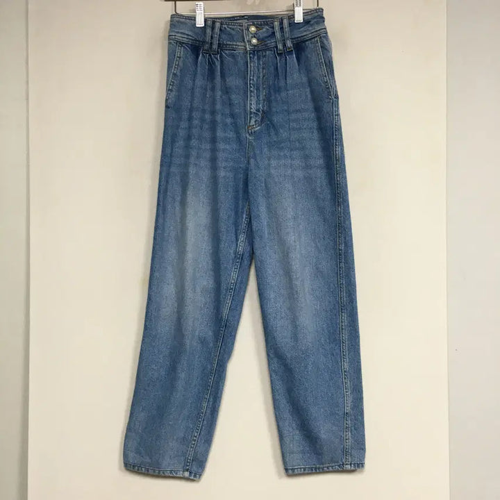 [BUNJANG] Sandro High-Waist Pearl Detail Denim Pants Size 26 / SANDRO 산드로 하이웨스트 진주 데님 팬츠 26