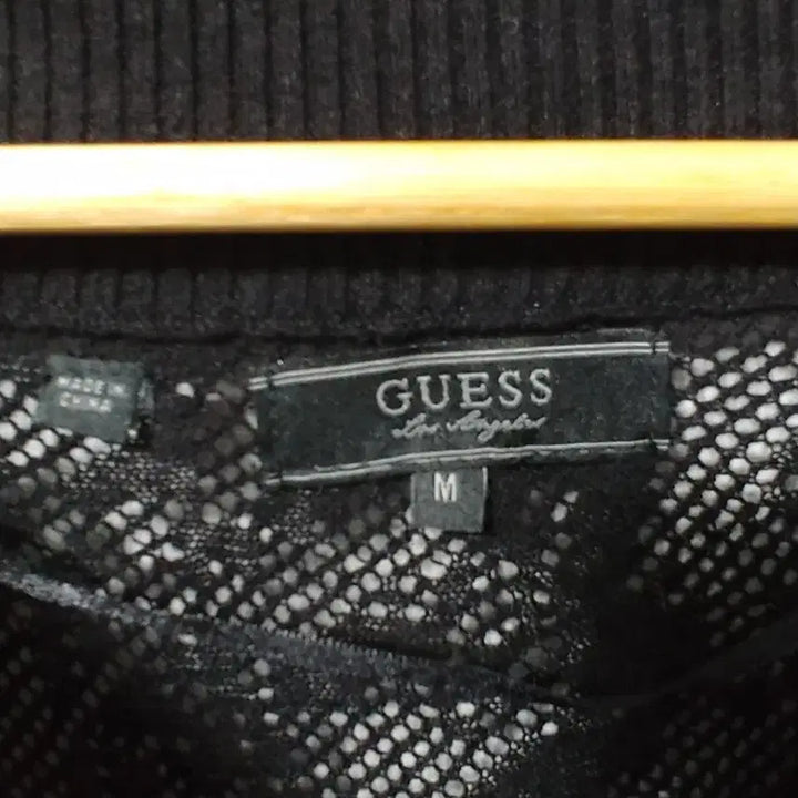 [BUNJANG] Guess Black Linen Blend Knit Sweater (Size M) / 게스(GUESS) 블랙 린넨 혼방 니트 (M사이즈)
