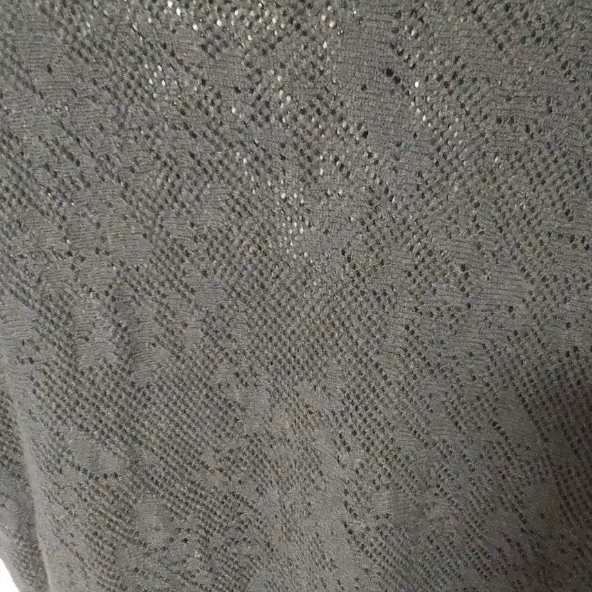 [BUNJANG] Guess Black Linen Blend Knit Sweater (Size M) / 게스(GUESS) 블랙 린넨 혼방 니트 (M사이즈)