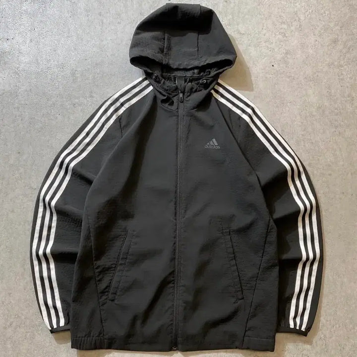 [BUNJANG] Adidas Performance Woven Hooded Windbreaker Jacket / (L)아디다스 퍼포먼스 우븐 후드 윈드자켓