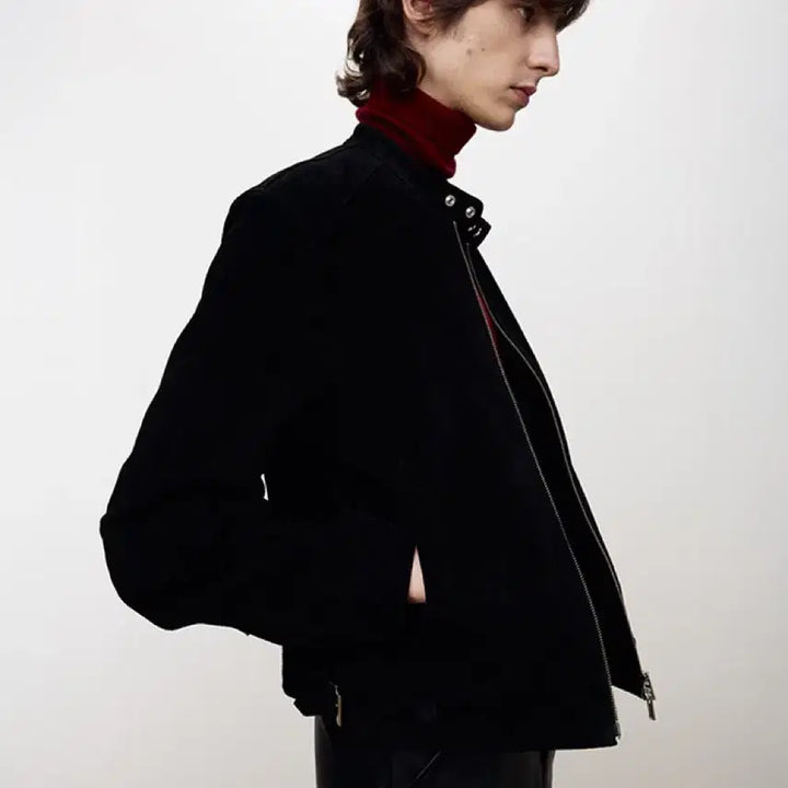 [BUNJANG] Toni Wek Suede Racer Jacket / [M] 25fw 토니웩 스웨이드 레이서 자켓