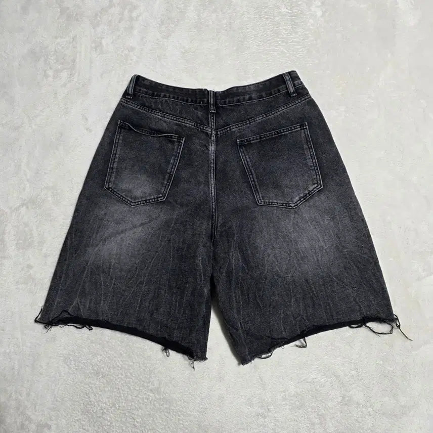 [SOLD OUT] (XL)엘엑스티 블랙 데님 쇼츠 반바지