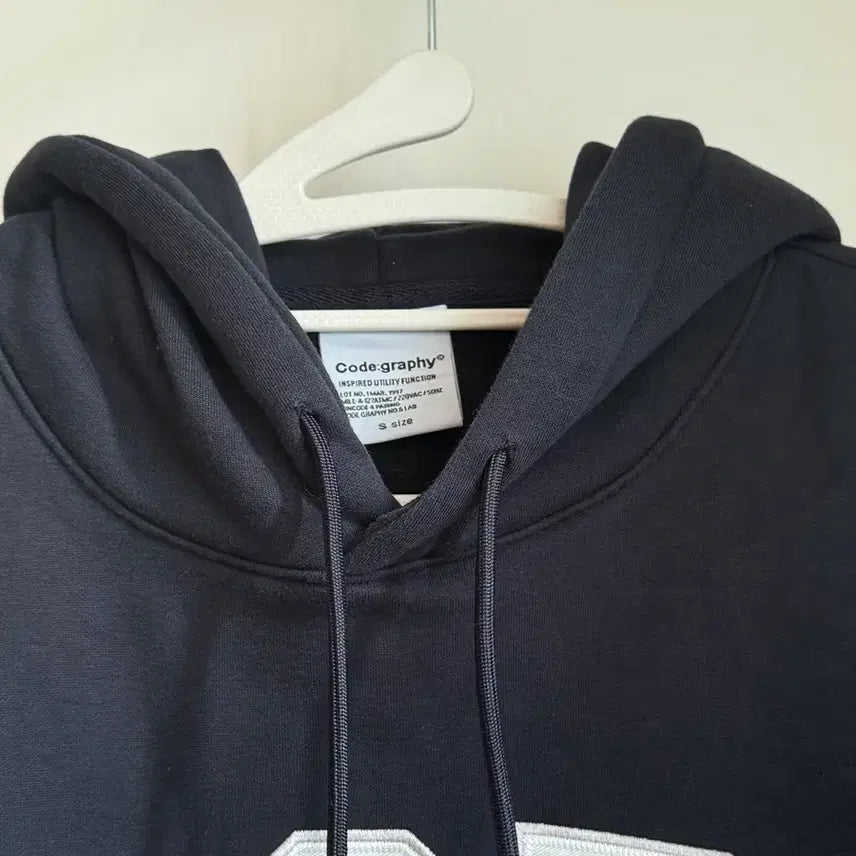[BUNJANG] Codegraphy Hooded T-shirt Navy S / 코드그래피 CGP 후드티 네이비 s