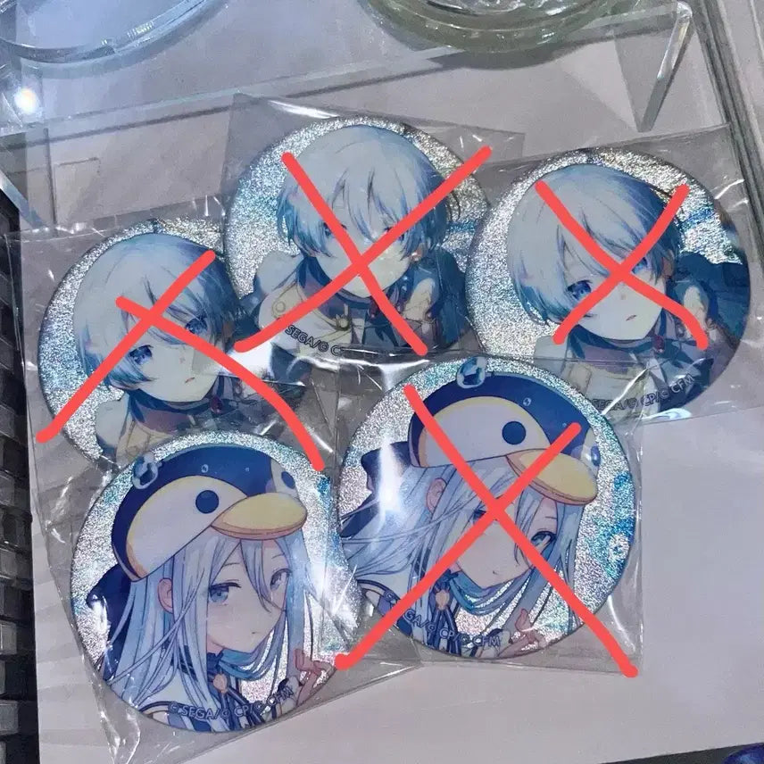 [BUNJANG] Project Sekai Yoisaki Kanade Glitter Badge / 프세카 요이사키 카나데 글리터 캔뱃지 고래벤