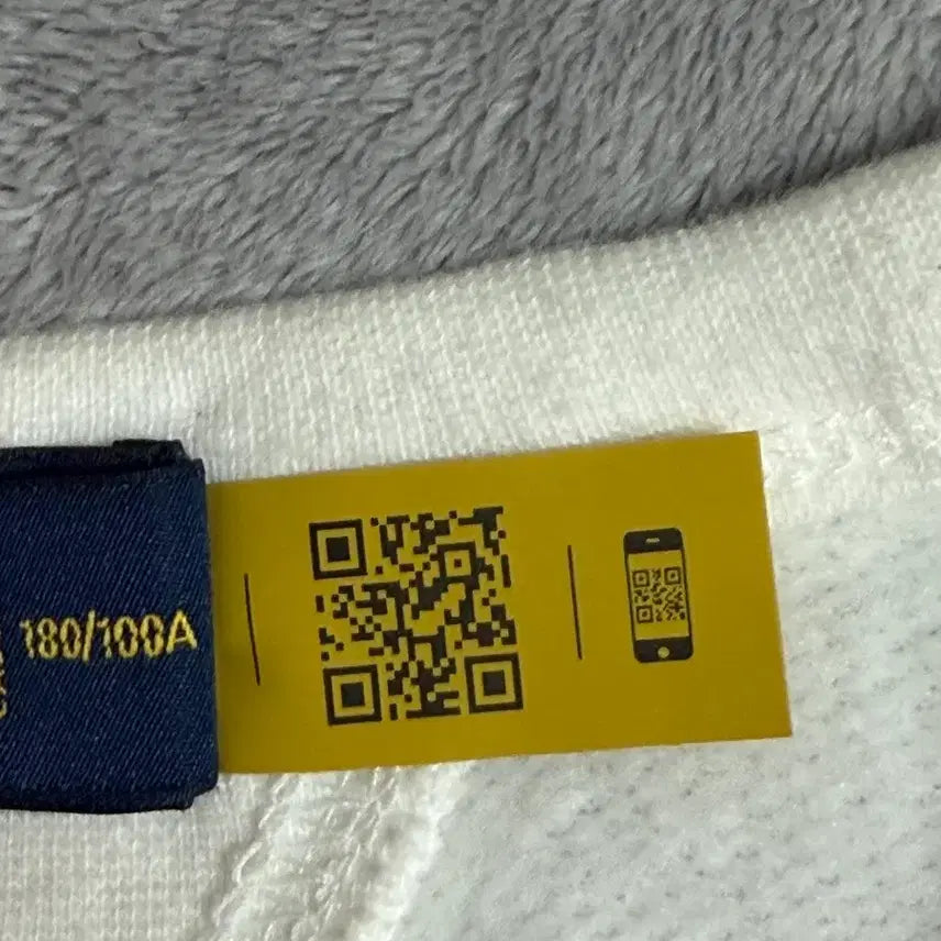 [BUNJANG] Polo Ralph Lauren White Crewneck Sweatshirt / 폴로 화이트 맨투맨 L