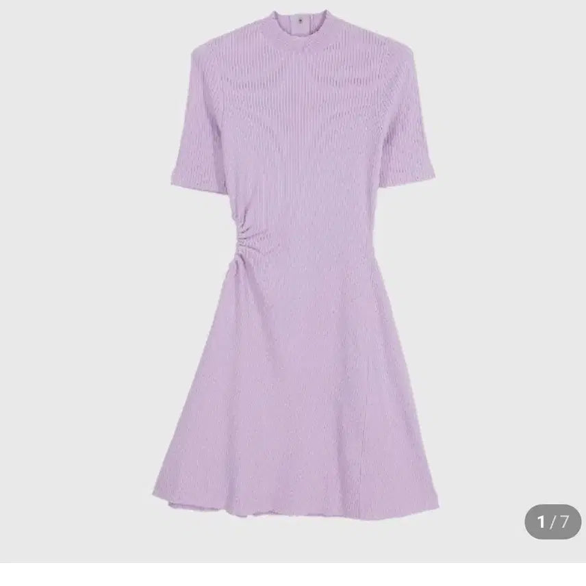 [BUNJANG] Maje Cutout Drape Knit Dress / 마쥬 컷아웃 드레이프 니트 원피스