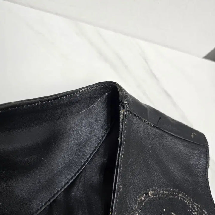 [BUNJANG] Biker Patch Leather Vest / 바이커 패치 가죽 조끼
