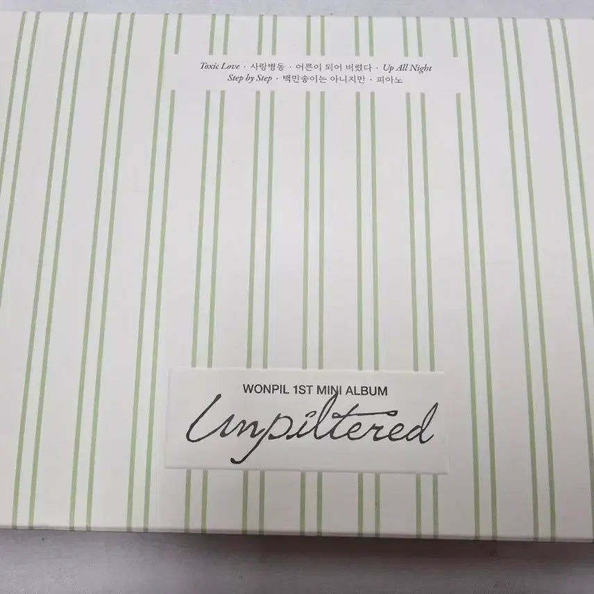 [BUNJANG] Day6 Wonpil Unpiltered Album Book Pouch / 데이식스 원필 언필터드 Unpiltered 북파우치 앨범