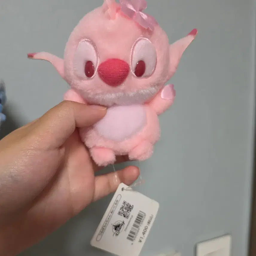 [BUNJANG] Disney Stitch Cherry Blossom Plush / 일본 디즈니스토어 우루포챠쨩 스티치 벚꽃 봉제인형