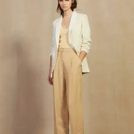 [BUNJANG] Sandro Jenni Linen Slacks Pants / SANDRO 산드로 제니 린넨 슬랙스 팬츠 34