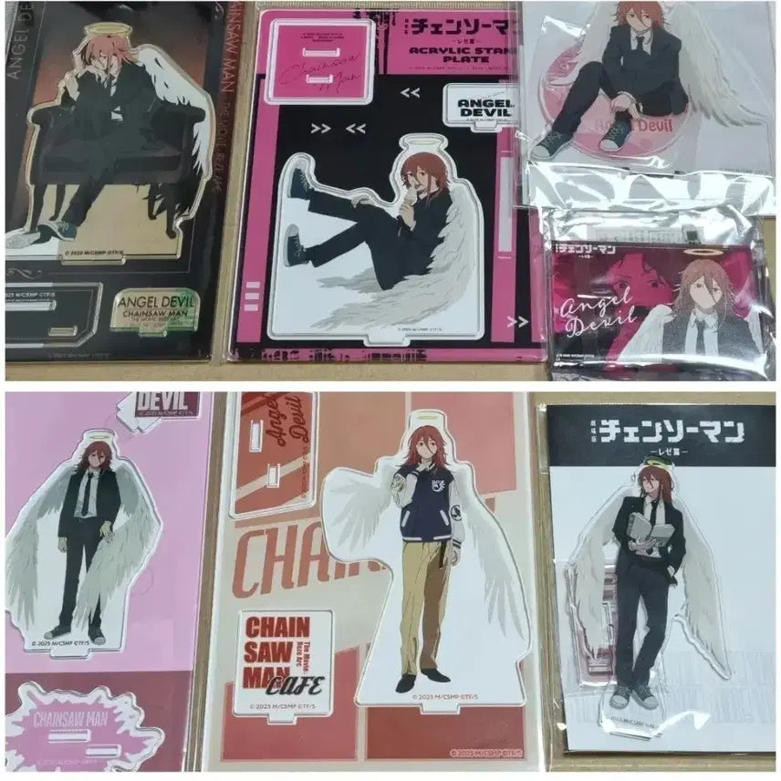 [SOLD OUT] 체인소맨 천사의 악마 아크릴 스탠드 블럭 7개 일괄