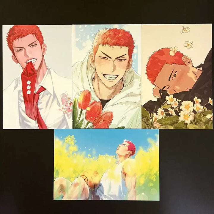 [BUNJANG] Slam Dunk Kang Baek-ho Birthday Cafe Postcard Set / 슬램덩크 슬덩 14호님 오지님 강백호 생일카페 생카 엽서 굿즈