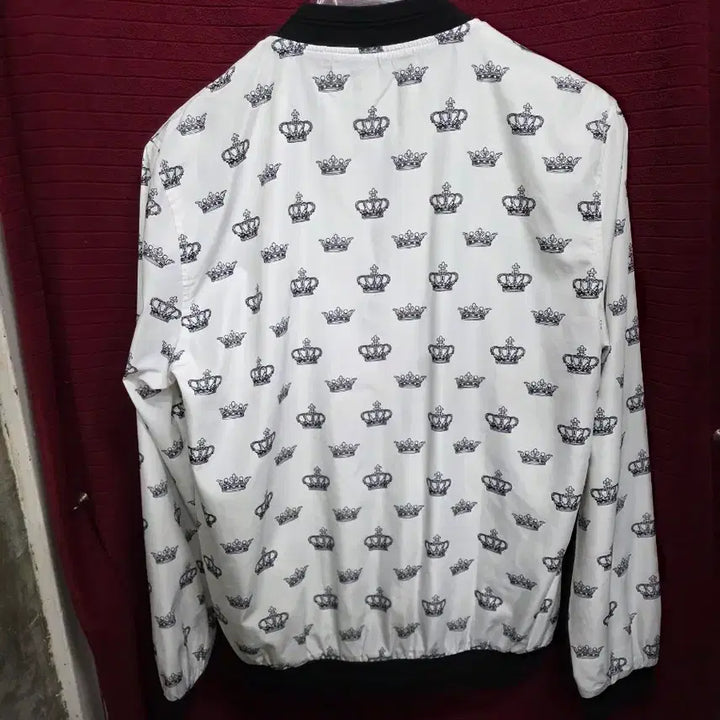 [BUNJANG] Dolce &amp; Gabbana Crown Pattern Bomber Jacket / 돌체앤가바나 크라운 패턴 봄버 자켓