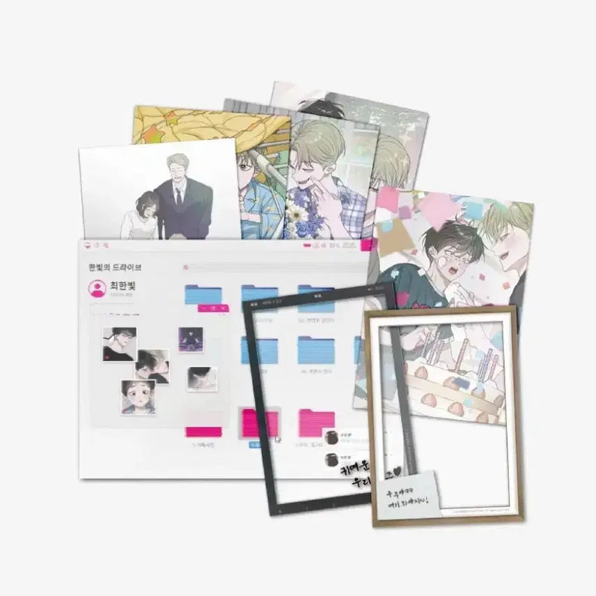 [SOLD OUT] 재이미샵 꽃이 지는 연못 꽃지연 가족 사진 폴더 패키지