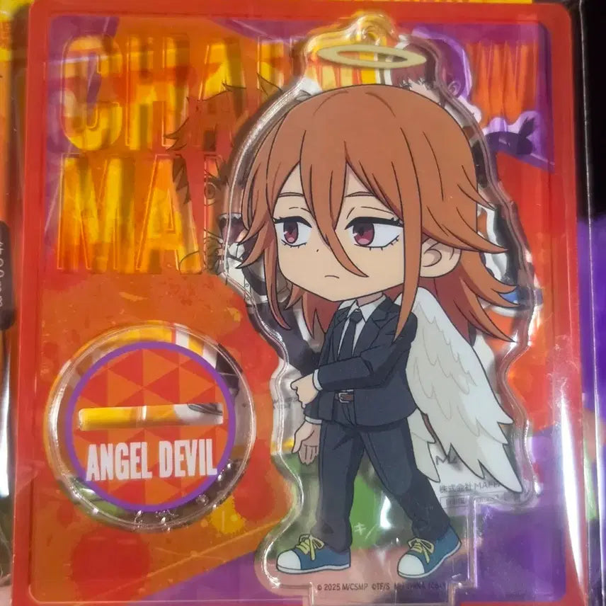 [BUNJANG] Chainsaw Man Angel Devil Acrylic Stand &amp; Keyring / 체인소맨 천사의 악마 아크릴 스탠드 겸 키링