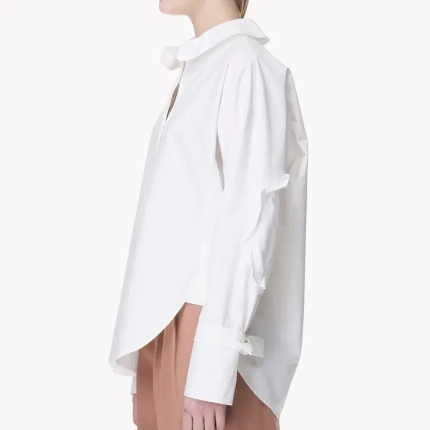 [SOLD OUT] 시스템(SYSTEM) 피터팬카라 커프스소매 블라우스 프리사이즈
